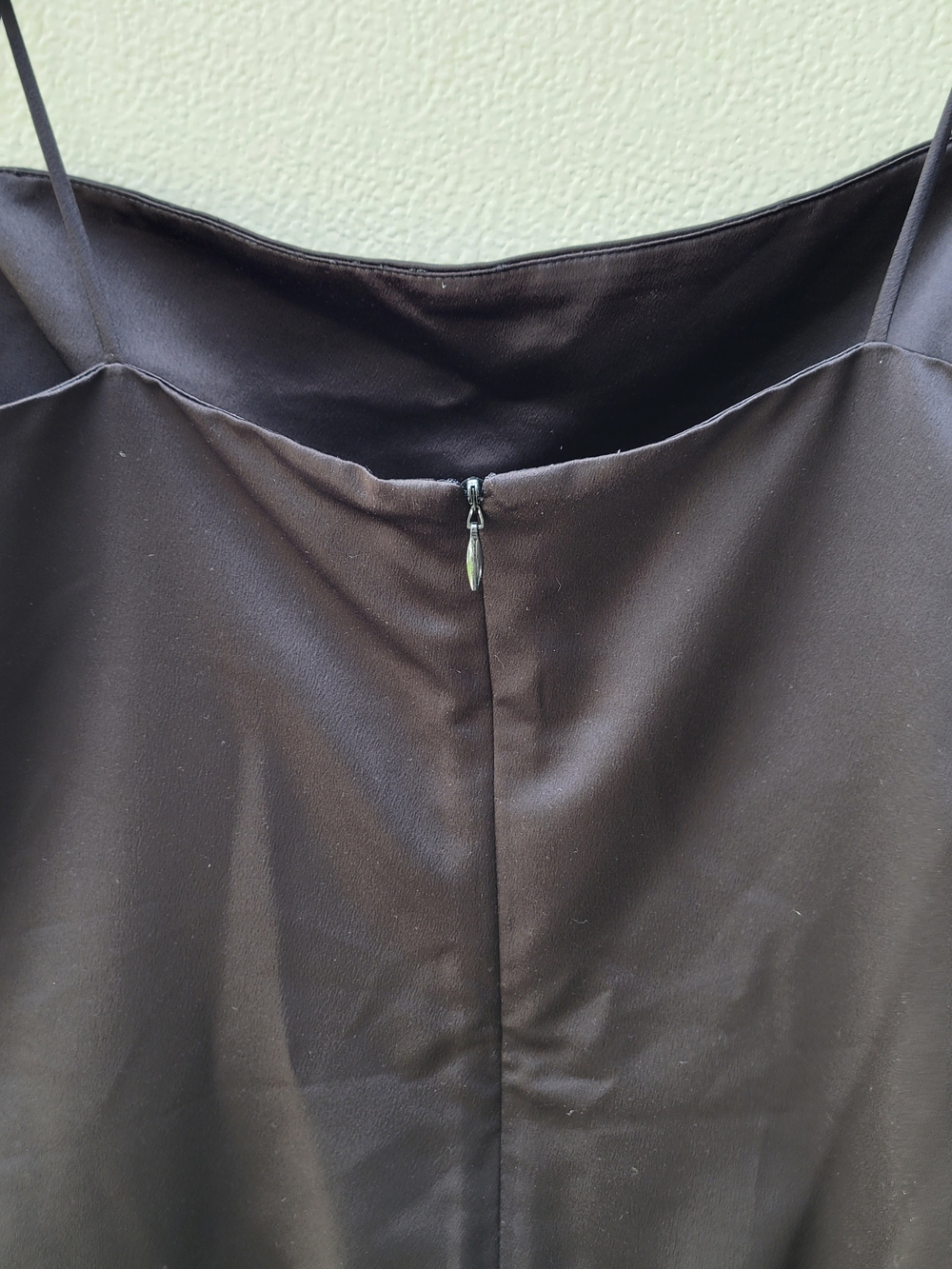 Topshop Satin Slip Dress in Deep Purple Women Mini Size 8. - Picture 7 of 11